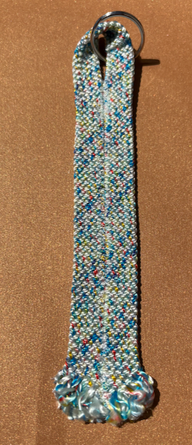 Schlüsselanhängerupcycled aus  Kletterseil