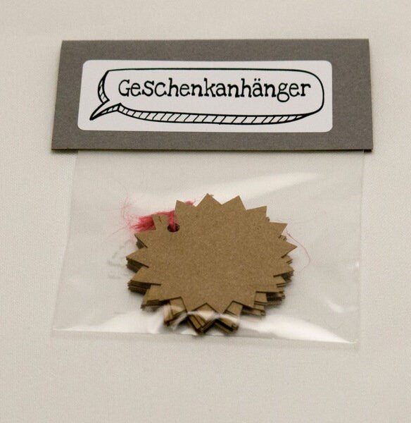 Geschenkanhänger aus Kraftkarton a8