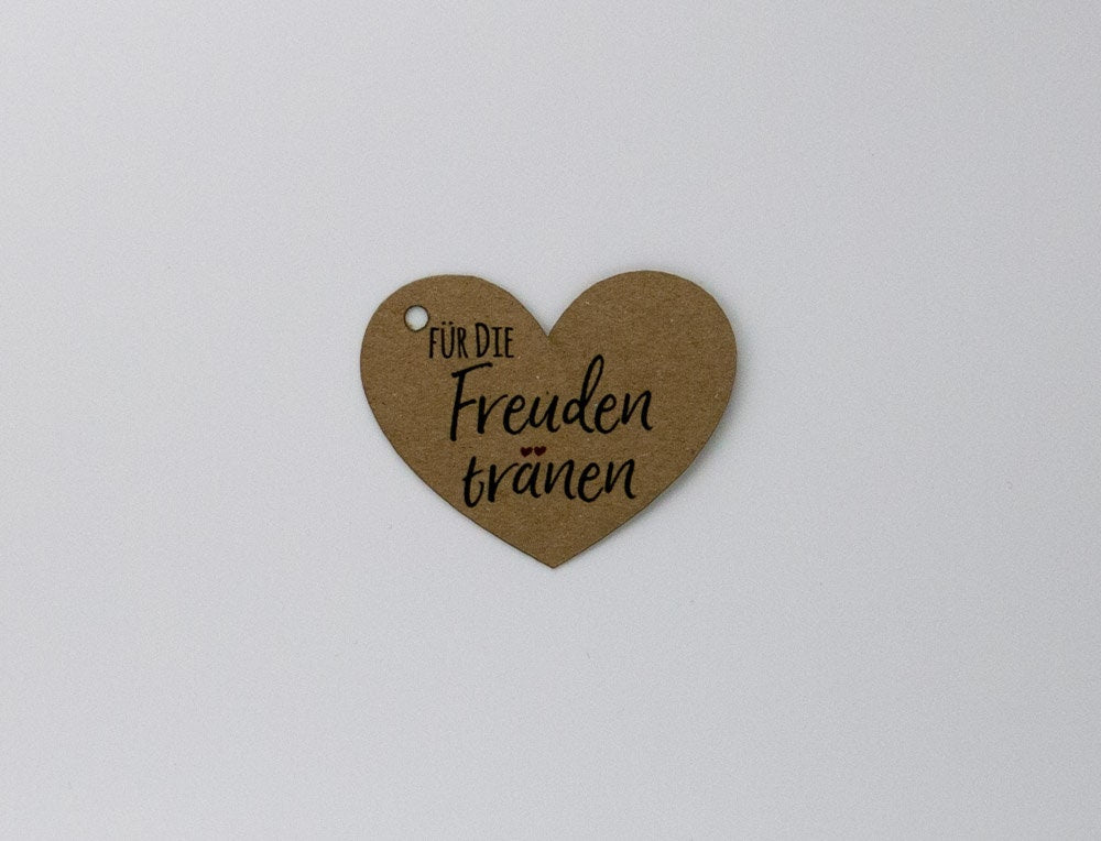 Geschenkanhänger Für die Freudentränen